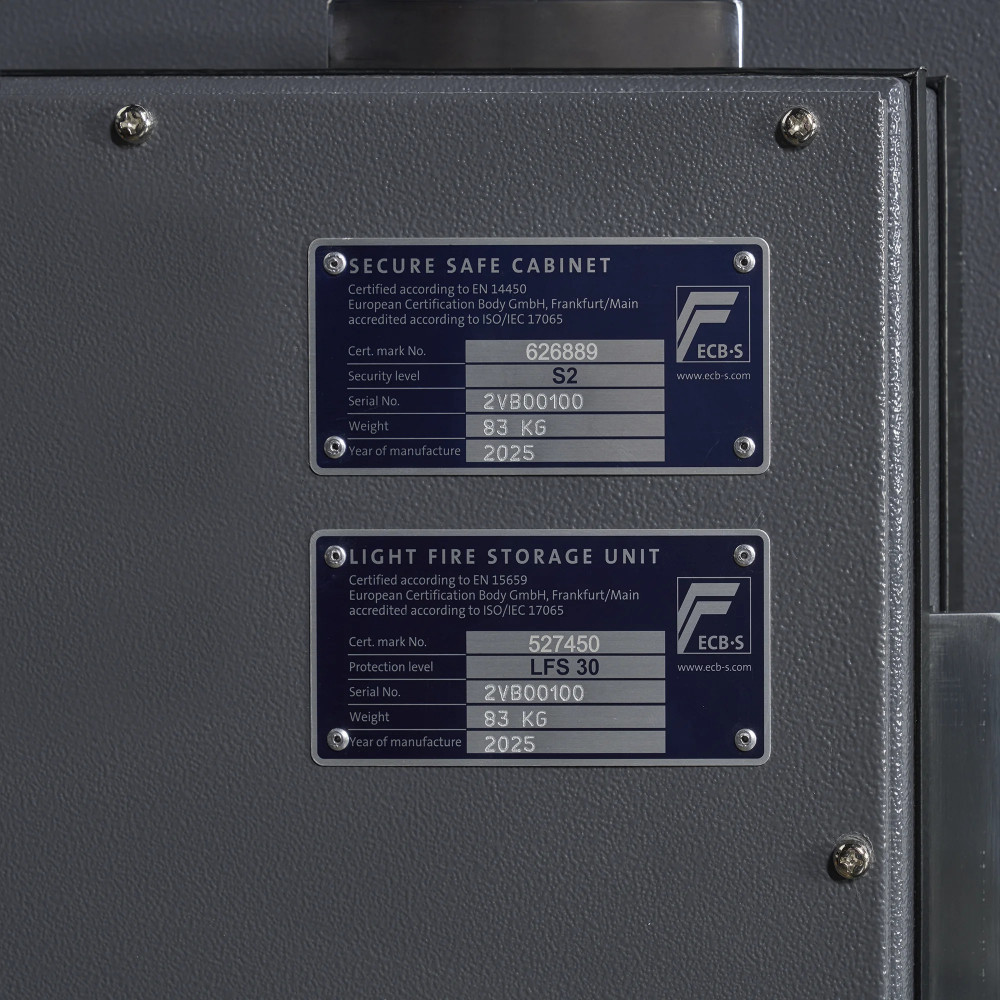 HPKTF 430-02 Cassaforte per mobile ignifuga